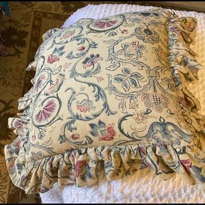 Ralph Lauren Provence Cotton Linen Blend Throw Pillow